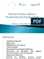 Apresentação A Assembleia Provincial Da Zambézia e Maputo