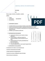 El Instrumental Dental en Odontología