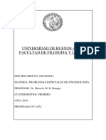 Problemas Especiales de Gnoseología