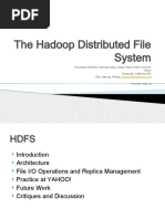 The Hadoop Distributed File System