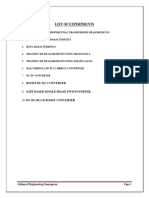 EC335 Power Electronics & Instrumentation Lab PDF