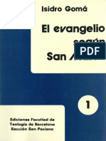 Isidro Gomá, El Evangelio Según San Mateo-Vol 1 PDF