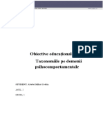 Tema 3 Obiective Educaționale