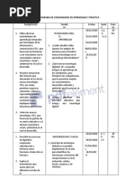 Cronograma de Comunidades de Aprendizaje y Práctica