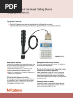 Mobile Rebound Hardness Testing Device Hardmatic Hh-411: Equipment Features