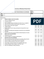 Checklist For External Plastering