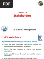 Stakeholders: IB Business Management