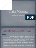 Data Mining: Knowledge Discovery in Databases