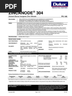 Zincanode 304: Solvent Borne Inorganic Zinc Silicate