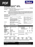 Luxepoxy STL: Solventless Epoxy Tank Lining PC 246