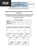 Fabricacion - Montaje - Desmontaje - Estructuras Metalicas