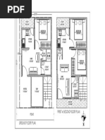 First & Second Floor Plan: UP DN UP