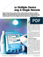 Zigbee: For Multiple Device Control Using A Single Remote