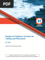 Standard Criteria 251 - Design of Guidance Systems For Lifting and Placement