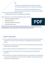 Stress Analysis - Cryogenic Piping & Process Description