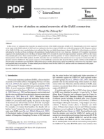 A Review of Studies On Animal Reservoirs of The SARS Coronavirus