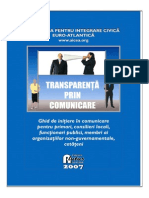 Transparenta Prin Comunicare