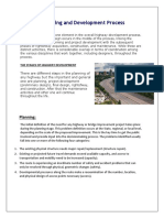 Highway Planning and Development Process