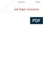 And Sepic Converter: DR - Arkan A.Hussein Power Electronics Fourth Class