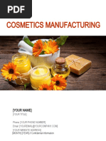 Cosmetics Manufacturing