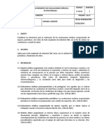 P-TH-01 Procedimiento de Evaluaciones Médicas Ocupacionales V1