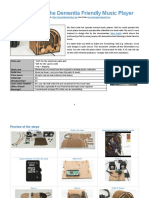 How To Build The Dementia Friendly Music Player: 28 October 2019,, Ross Porter