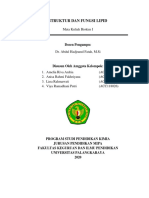 Makalah Struktur Dan Fungsi Lipid Biokim I