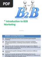 Lecture 1 (A) - Introduction To B2B Marketing ( (2020)