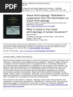 Charles Varela - What Is Visual in The Visual Anthropology of Human Movement 1996