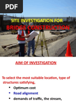 Site Investigation For BRidges