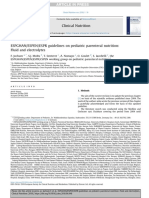 ESPGHAN - ESPEN - ESPR Guidelines On Pediatric Parenteral Nutrition Fluid