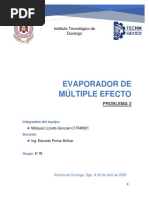 Evaporador Múltiple Efecto