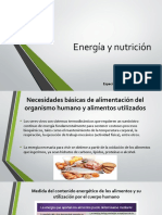 Energía y Nutrición