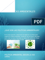 Políticas Ambientales