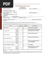 Fms Score Sheet