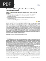 Sensors: Detection of Moving Load On Pavement Using Piezoelectric Sensors