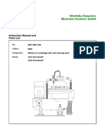 Westfalia Separator Mineraloil Systems GMBH: Instruction Manual and Parts List