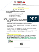 Research 10 Learning Plan PDF