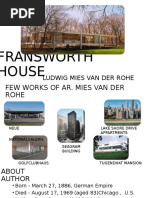 Ludwig Mies Van Der Rohe: Fransworth House