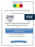 Analyse Des Operations de Manutention de PDF