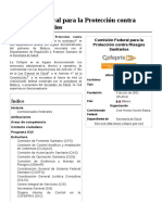 Comisión Federal para La Protección Contra Riesgos Sanitarios