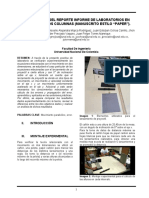 Informe de Laboratorio Física I