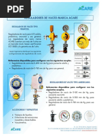 Reguladores-Acare-Gentec VACIO PDF