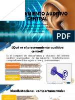 Procesamiento Auditivo Central