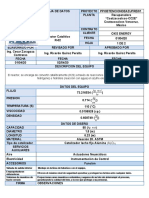 Hoja de Datos (Reactor Catalitico)