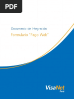 Formulario "Pago Web": Documento de Integración Del