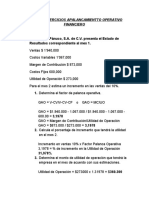 Solucion Ejercicios de Apalancamiento Operativo Financiero