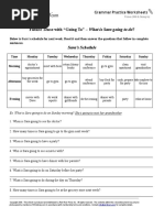 Grammar Practice Worksheets - Future - From