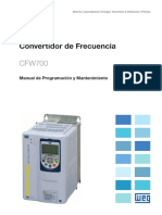 Convertidor de Frecuencia: Manual de Programación y Mantenimiento