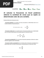 Calcular La Frecuencia en Excel - Trucos y Cursos de Excel